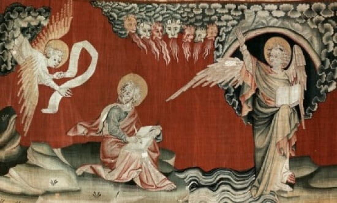 Apocalypse Nicolas Bataille (ca1363-1400 French) TapestryTextiles Canvas Art - Nicolas Bataille (24 x 36)