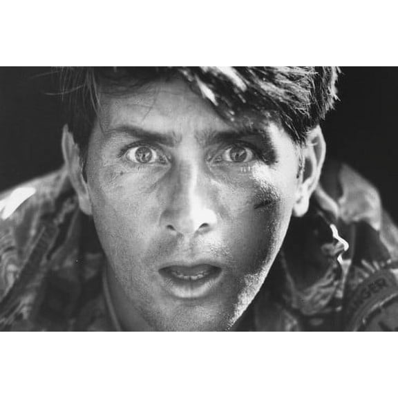Apocalypse Now B&w 24x36 Poster Martin Sheen Close Up