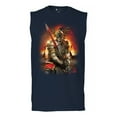 thumbnail image 1 of Apocalypse Reaper Muscle Shirt Fantasy Skeleton Knight with a Sword Medieval Legendary Creature Dragon Wizard Men's, 1 of 7