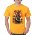 thumbnail image 1 of Apocalypse Reaper T-shirt Fantasy Skeleton Knight with a Sword Medieval Legendary Creature Dragon Wizard Men's Tee, 1 of 7