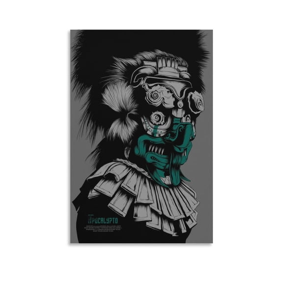 Apocalypto Movie Poster Painting On Canvas Wall Art Poster Scroll Picture Print Living Room Walls Decor Home Posters 12x18inch(30x45cm)