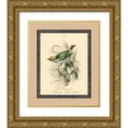 thumbnail image 1 of Apogee Art Services 15x17 Gold Ornate Wood Framed with Double Matting Museum Art Print Titled - Printed Fire-Crowned Crest, 1 of 4