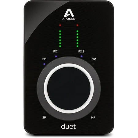 Apogee Duet 3-2 Channel USB Audio Interface for Recording Mics, Guitars, Keyboards on MAC and PC - Great for Recording, Streaming, and Podcasting, Runs Apogee DSP Plugin