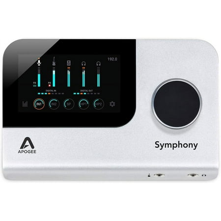 Apogee Symphony Desktop - Pro Audio Interface with Touch-Screen Display, Headphone Amp with Phantom Power for Recording, Live-Stream & Podcast, works with Mac, PC, iPhone, and iPad