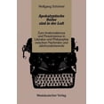 thumbnail image 1 of Apokalyptische Reiter Sind in Der Luft: Zum Irrationalismus Und Pessimismus in Literatur Und Philosophie Zwischen NachmÃ¤, (Paperback), 1 of 1