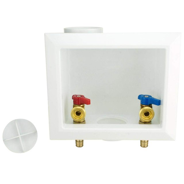 Apollo 1/2 in. Dia. Washing Machine PEX Barb Washing Machine Outlet Box