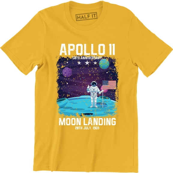 Apollo 11 50th Anniversary Moon Landing 1969 2019 Mens T-Shirt