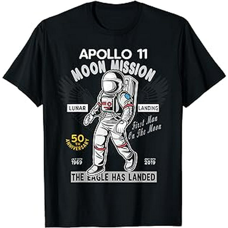 2019 Apollo 11 50th Anniversary First Man On The Moon T-Shirt 2019 Apollo 11 50th Anniversary First Man On The Moon T-Shirt