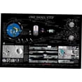 thumbnail image 1 of Apollo 11 Chart One Small Step Aviation Poster 24"x36" 24x36 Multi-Color Square Adults AB Posters, 1 of 2