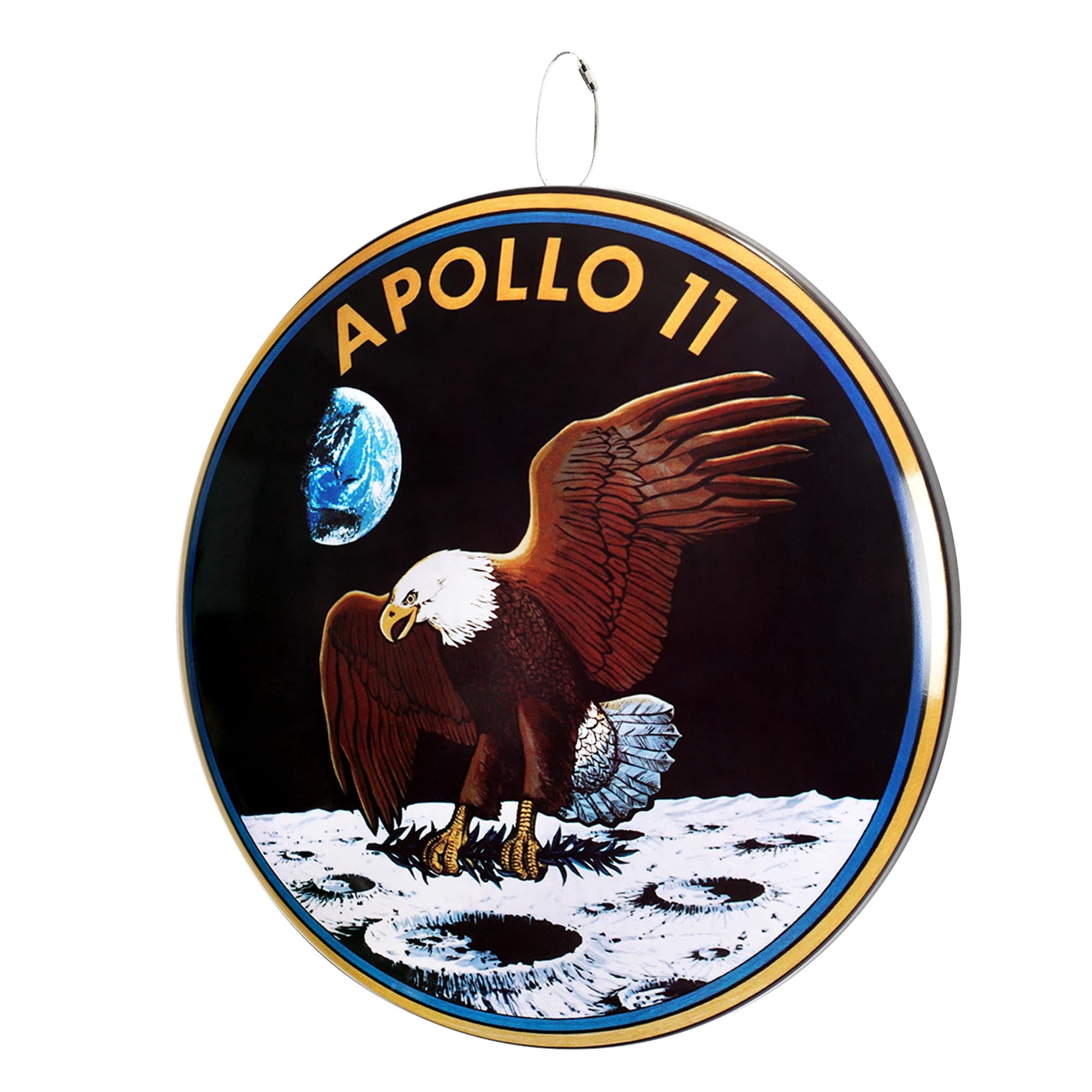 Apollo 11 Dome Metal Wall Sign - 15.5