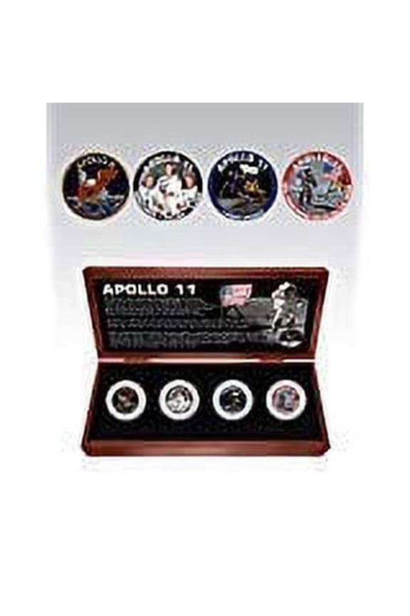 Apollo 11 Four JFK Half Dollar Set