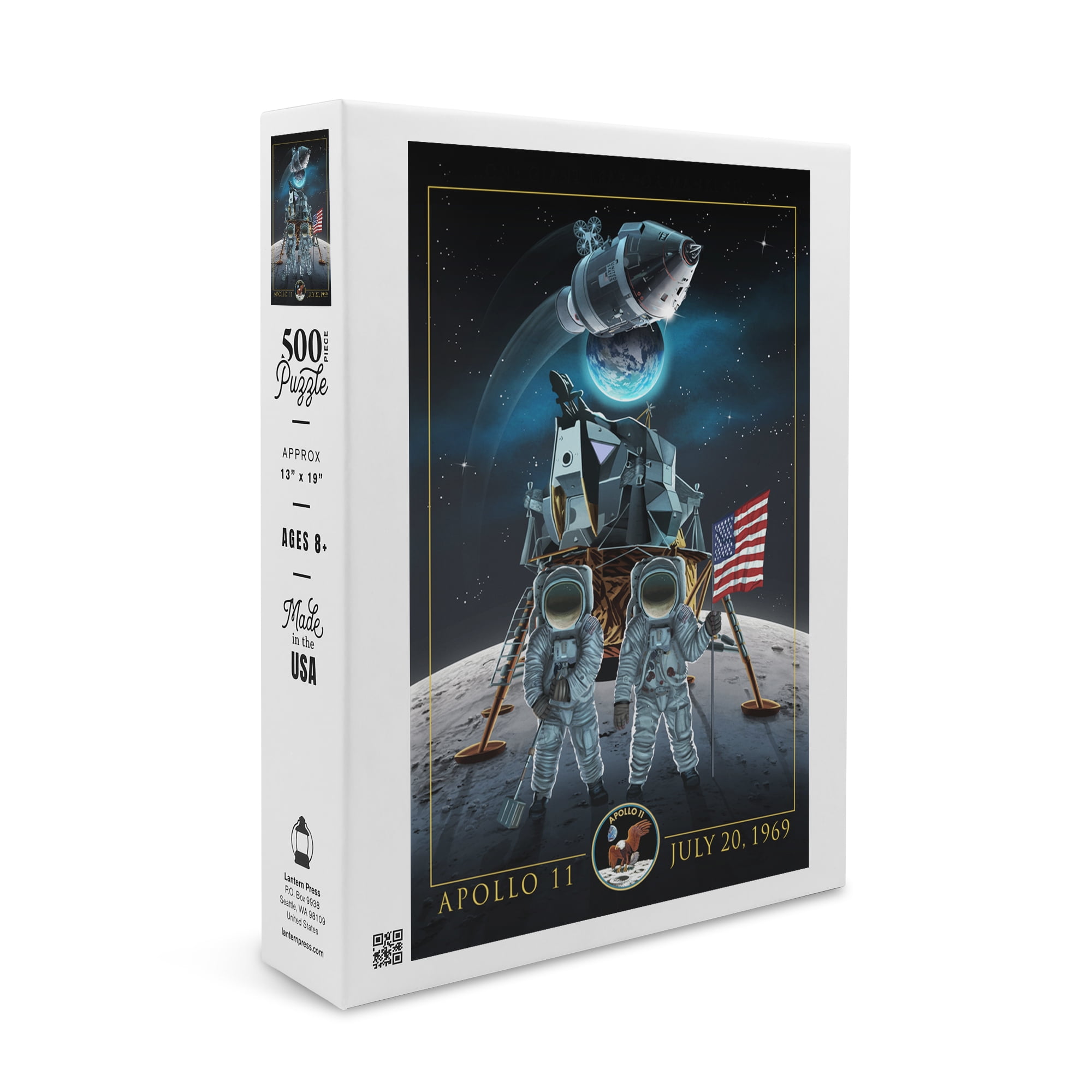Apollo 11, Lander and Astronauts (19x27 inches, Premium 500 Piece ...