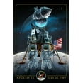 thumbnail image 1 of Apollo 11, Lander and Astronauts (9x12 Wall Art Print, Home Decor), 1 of 3