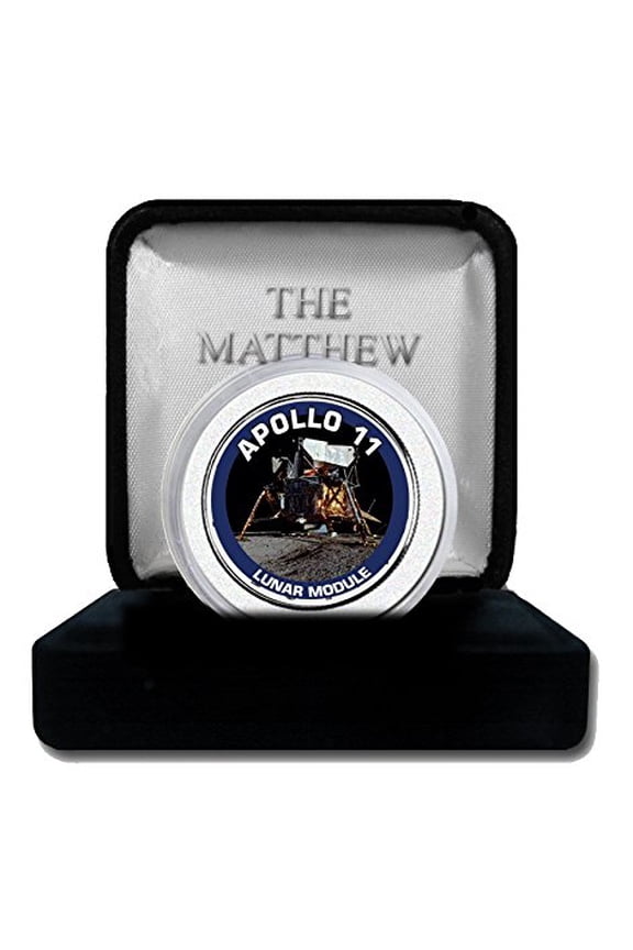 Apollo 11 Lunar Module Coin Capsuled