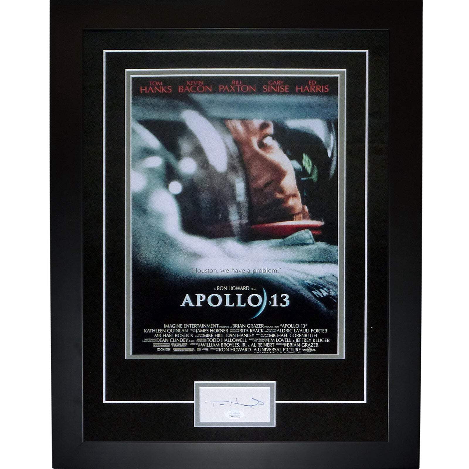Apollo 13 11x17 Movie Poster Deluxe Framed with Tom Hanks Autograph ...