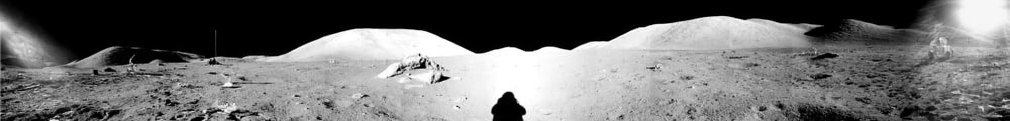 Apollo 17 assembled panorama Canvas Art - Stocktrek Images (79 x 10)