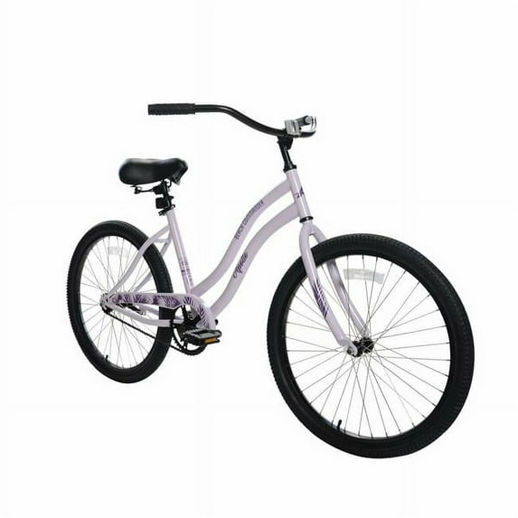 Apollo 24 in. Beach Commander Single Speed Cruiser Bike, Lavender