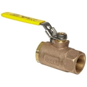 Apollo 70-100 Series Bronze Ball Valve with Automatic Drain, Two Piece, Inline, Latch-Lock Lever, 1 NPT Female CA3