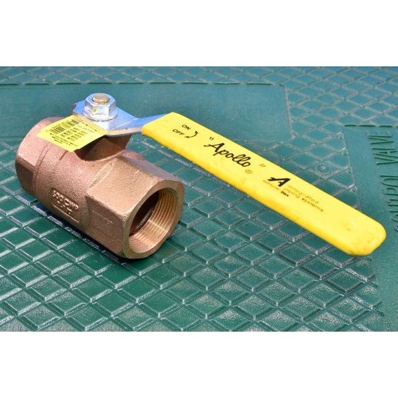 Apollo 70-107-01 Brass 1 1/2" Ball VALVES 600 CWP Seat RPTFE Threaded Ends