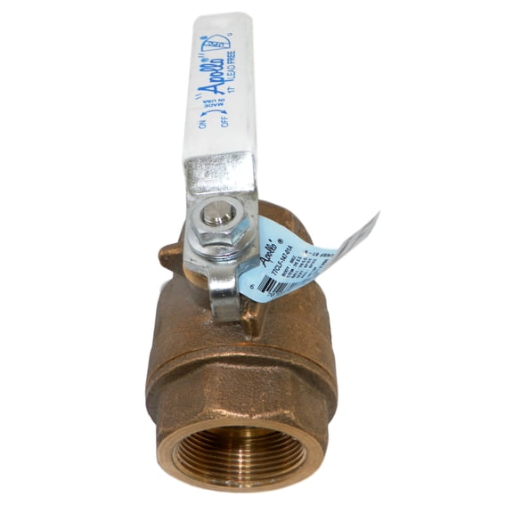 Apollo Valves Manual 2-Way Ball Valve,NPT,Brass,Bronze 77CLF14701A