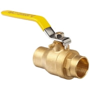 Apollo 94A Series Brass Ball Valve, Two Piece, Inline, Lever, 1-1/2 Solder End CA2