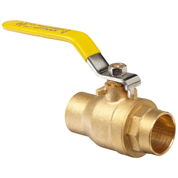 Apollo 94A Series Brass Ball Valve, Two Piece, Inline, Lever, 4" Solder End CA2