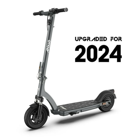 Apollo - Air 2023 Premium Electric Scooter w/43 mi Max Range & 21 mph Max Speed - Space Gray