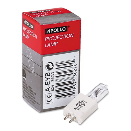 Apollo Audio Visual 360 Watt Overhead Projector Lamp, 82 Volt, 2-pin, Ceramic Base