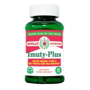 Apollo Ayurveda Imuty Plus Support Immune System Dietary Herbal Supplement Vegan 60 Capsule