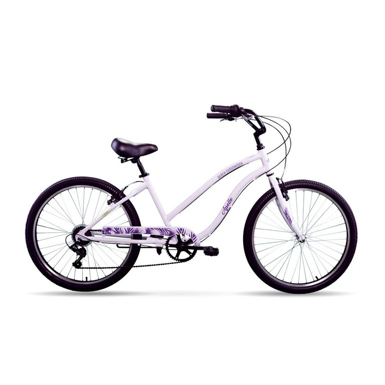 Apollo Beach Commander 26 inch 7 Speed Cruiser Bike Lavender