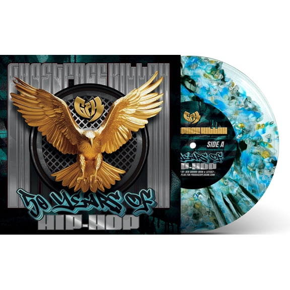 Apollo Brown & Ghostface Killah - 50 Years Of Hip-Hop - Limited Deluxe Edition Blue Black & Yellow Lagoon Vinyl - Music & Performance [7-Inch]