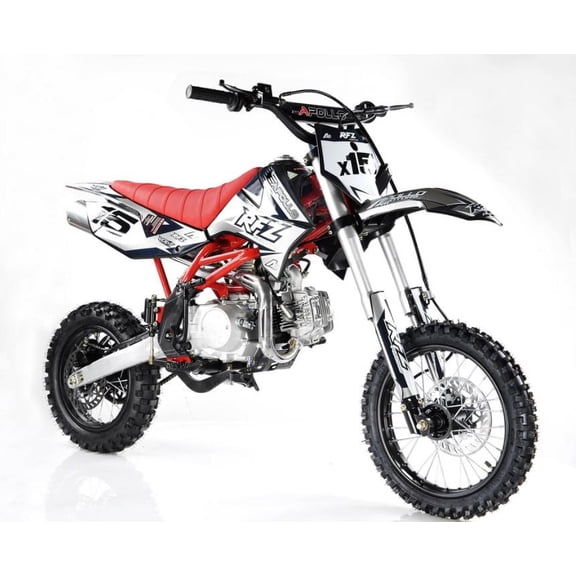Apollo DB-X15 Gas 125cc Motorized Dirt Bike - Black