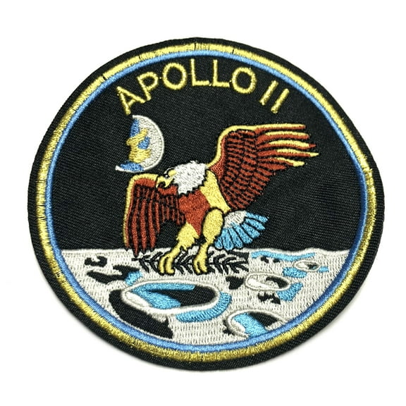 Apollo Eleven Embroidered Patch Iron/Sew-On Applique NASA Space Explorer Planets