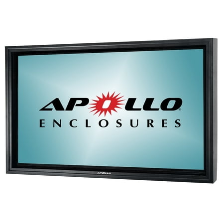 Apollo Enclosures - Outdoor TV Enclosure for 70" -75" Slimline LED/LCD TVs - Black