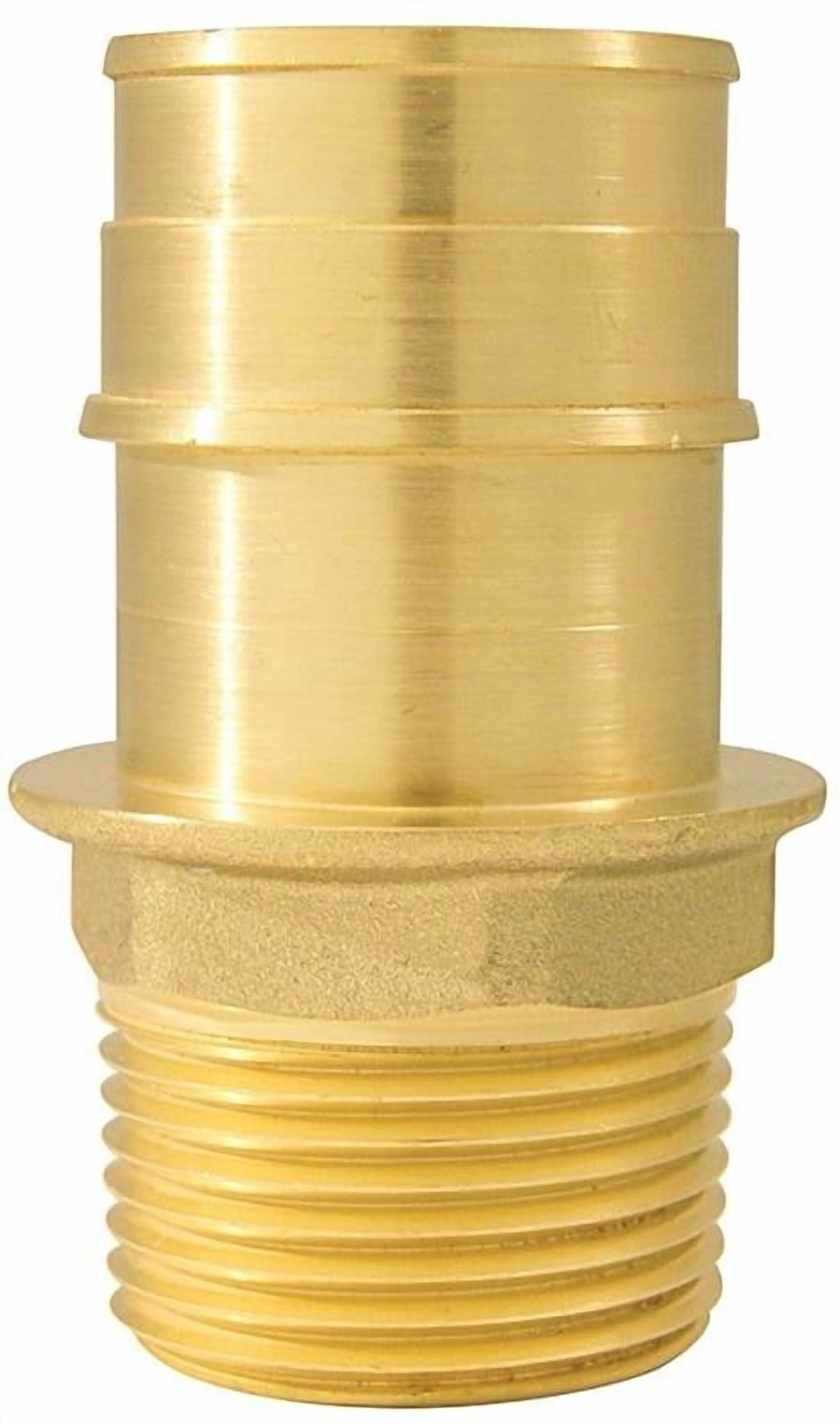 Mosack Group Male Adapter Pex Pipe Fitting - Brass, 1 In. PEX A x 3/4 ...