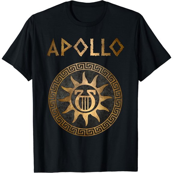 Apollo Greek God Ancient lyre T-Shirt, Vintage Birthday Gift