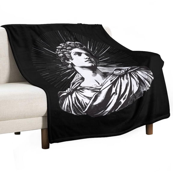 Apollo Greek God Super Soft Blanket Flannel Throw Blanket Flannel Microfiber Blankets for Couch Bed Sofa Fluffy and Warm 50"x60"