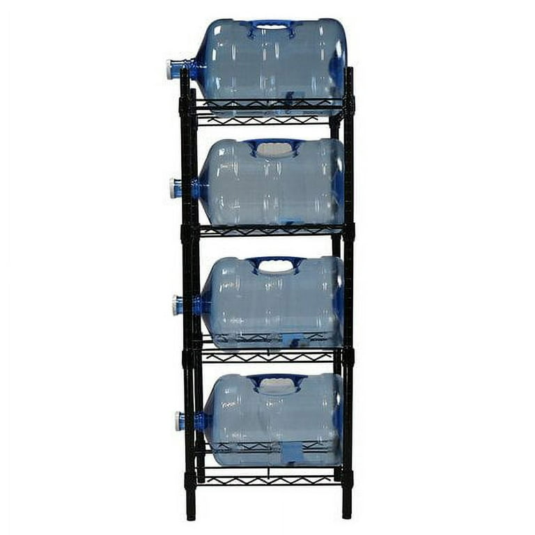 Apollo Hardware 4 Tier Water Bottle Storage Rack