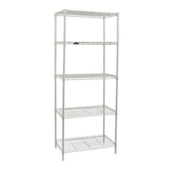 Apollo Hardware 5-Shelf Wire Shelving 60'' H x 24'' W