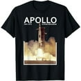 thumbnail image 1 of Apollo Lunar Gift For Women Saturn V Rocket Moon Landing T-Shirt, 1 of 5
