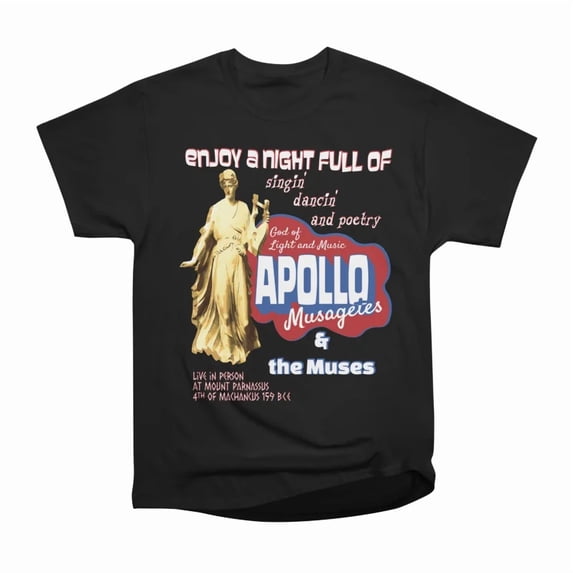 Apollo Musagetes style T-Shirt Tee Gift For Him Merch For Her Apparel ...