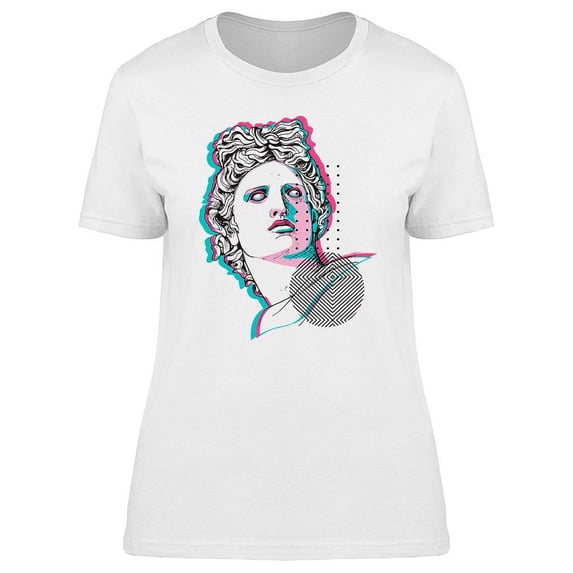 Apollo Plaster Head Design T-Shirt Women -Image by Shutterstock, Female Medium