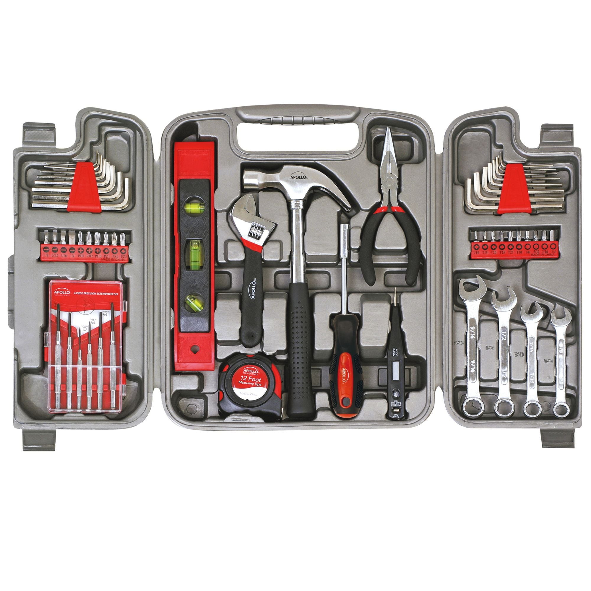 APOLLO PRECISION TOOLS APOLLO TOOLS 53 Piece Household Tool Kit - DT9408