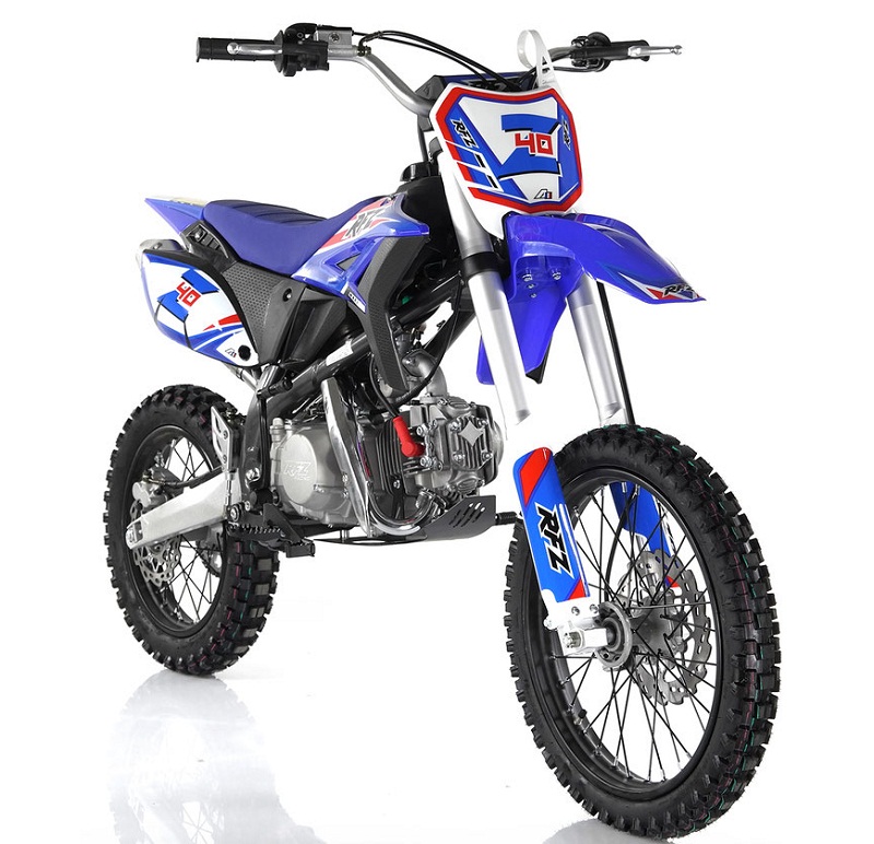Apollo RFZ 140 Z40 Dirt Bike Manual Transmission (16'/19') tiresBlue