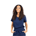 thumbnail image 1 of Apollo Scrubs Women's Medical Scrub Top - Essential, V-Neck Shirt, 1 of 17