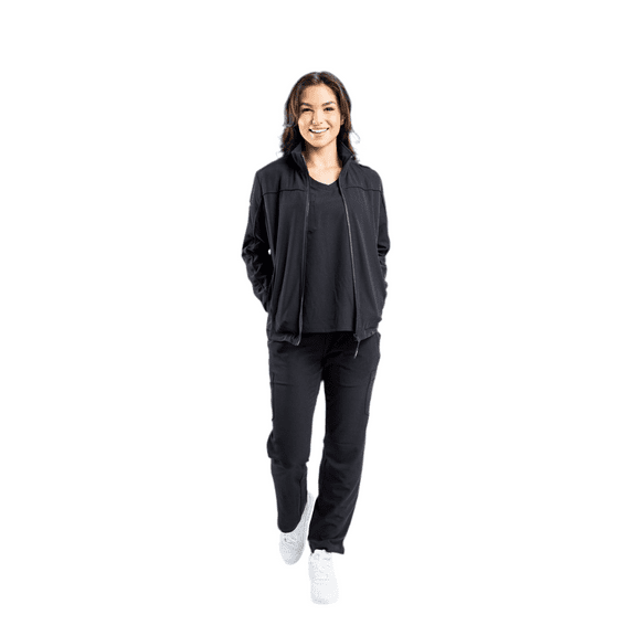 Apollo Scrubs Women's Medical Scrub Jacket - Full Zip, Liner, Pockets