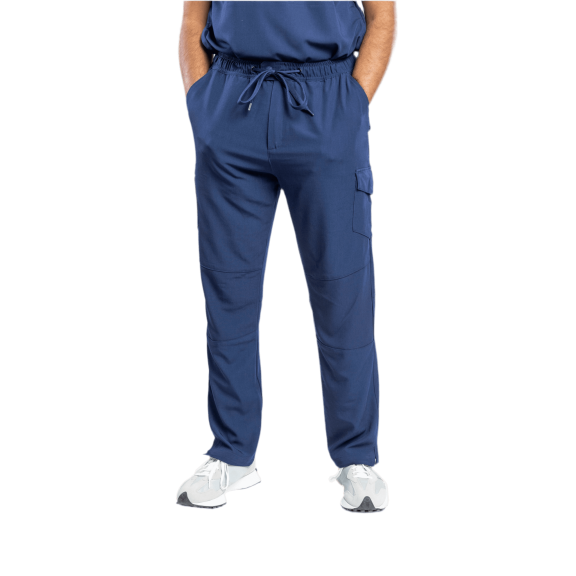 Apollo Scrubs Men's Medical Scrub Pants - Utility, Straight-Leg, Loose Style Bottom
