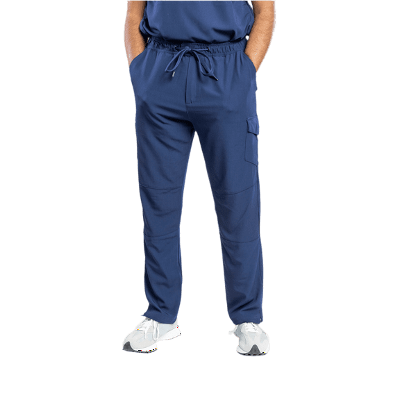 Apollo Scrubs Men's Medical Scrub Pants - Utility, Straight-Leg, Loose Style Bottom