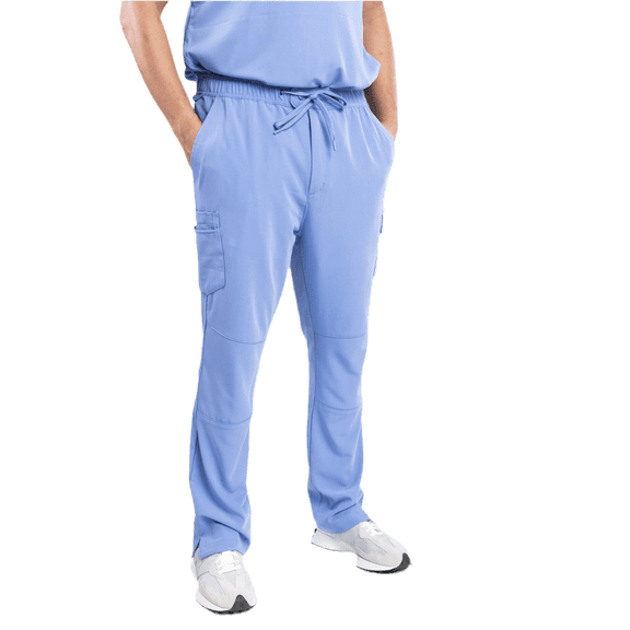 Apollo Scrubs Men's Medical Scrub Pants - Utility, Straight-Leg, Loose Style Bottom
