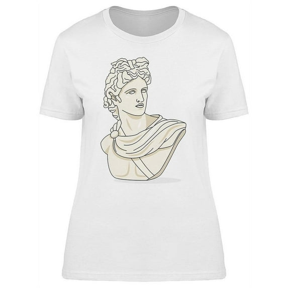 Apollo Sculpture Graphic T-Shirt Women -Image by Shutterstock, Female Large